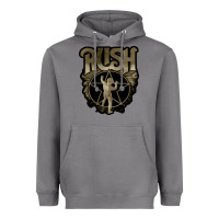 Storm Rush grey Heavyweight Hoodie - linhVisuals