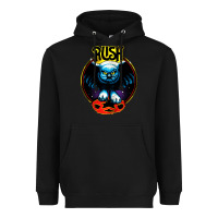Black rush transparent Heavyweight Hoodie - linhVisuals