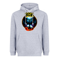 Heather Grey rush transparent Heavyweight Hoodie - linhVisuals