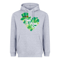 Heather Grey happy st patricks day funny irish Heavyweight Hoodie - linhVisuals