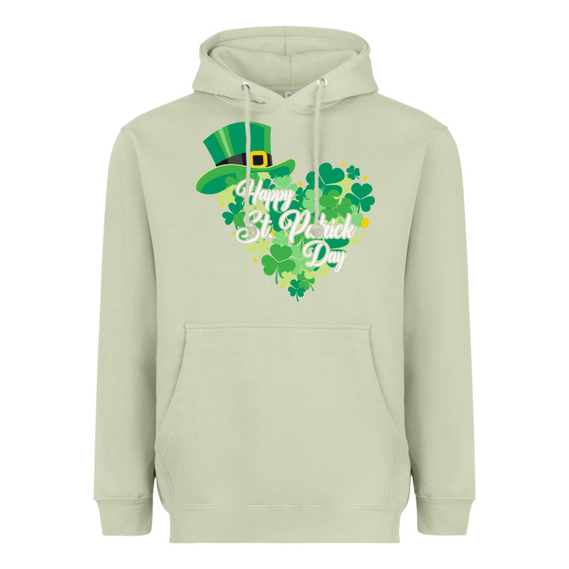Happy St Patricks Day Funny Irish Heavyweight Hoodie by linhVisuals | Teevron