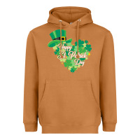 Meerkat happy st patricks day funny irish Heavyweight Hoodie - linhVisuals