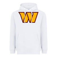 White washington sports Heavyweight Hoodie - linhVisuals