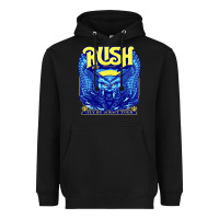 Black Rush 1975 Heavyweight Hoodie - linhVisuals