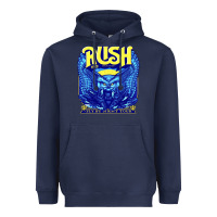 Navy Rush 1975 Heavyweight Hoodie - linhVisuals