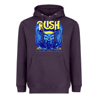 Plum Rush 1975 Heavyweight Hoodie - linhVisuals