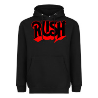 Black rush rock Heavyweight Hoodie - linhVisuals