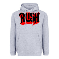 Heather Grey rush rock Heavyweight Hoodie - linhVisuals
