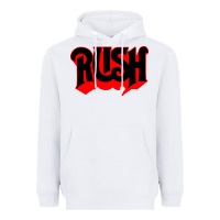 White rush rock Heavyweight Hoodie - linhVisuals