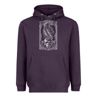 Plum edgar allen poe the raven nevermore t shirt Heavyweight Hoodie - linhVisuals