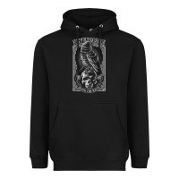Black edgar allen poe the raven nevermore t shirt Heavyweight Hoodie - linhVisuals