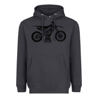 Smoke YZ450F Eli Tomac Motorcycles Heavyweight Hoodie - linhVisuals