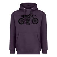 Plum YZ450F Eli Tomac Motorcycles Heavyweight Hoodie - linhVisuals