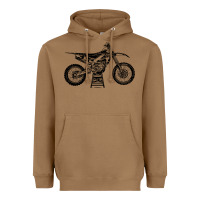 Toasted Coconut YZ450F Eli Tomac Motorcycles Heavyweight Hoodie - linhVisuals