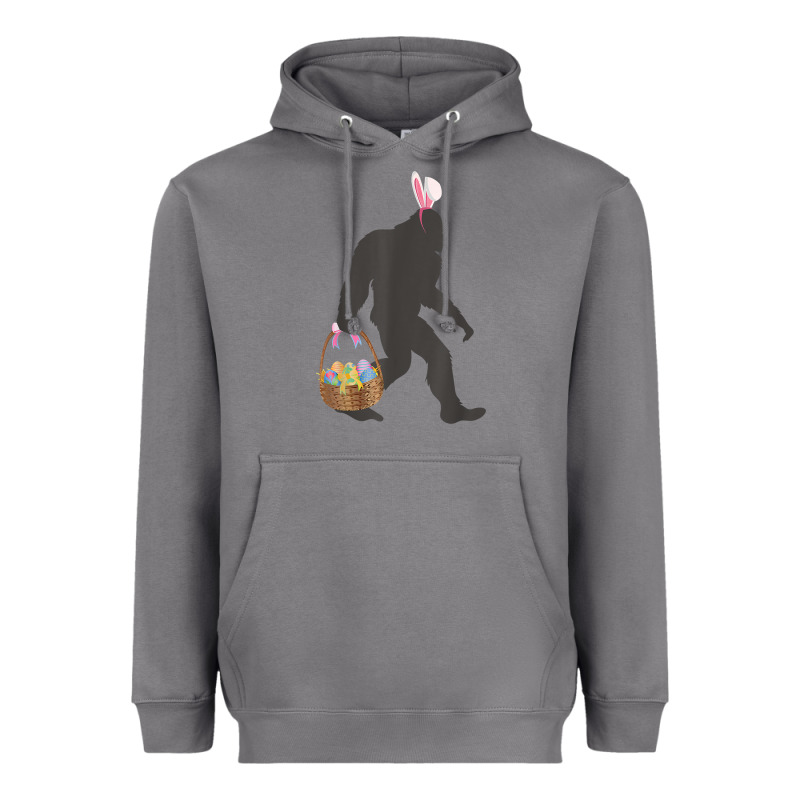 Funny Bigfoot Easter Design With Easter Basket And Bigfoot T Shirt Heavyweight Hoodie by linhVisuals | Teevron