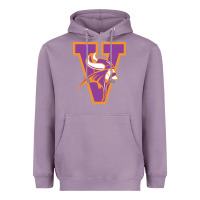 Lavender missouri valley college vikings vectorized Heavyweight Hoodie - linhVisuals