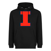 Black illinois fighting illini Heavyweight Hoodie - linhVisuals