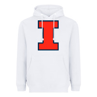 White illinois fighting illini Heavyweight Hoodie - linhVisuals