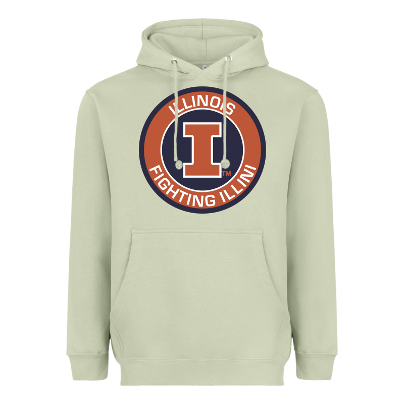 Illinois Fighting Illini Heavyweight Hoodie by linhVisuals | Teevron