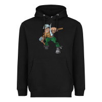 Black montana technological university orediggers vectorized Heavyweight Hoodie - linhVisuals