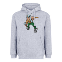 Heather Grey montana technological university orediggers vectorized Heavyweight Hoodie - linhVisuals