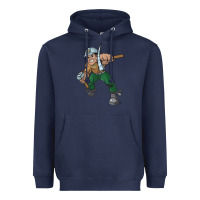 Navy montana technological university orediggers vectorized Heavyweight Hoodie - linhVisuals