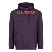 Plum illinois fighting illini Heavyweight Hoodie - linhVisuals