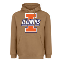 Toasted Coconut illinois fighting illini Heavyweight Hoodie - linhVisuals
