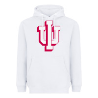 White indiana hoosiers Heavyweight Hoodie - linhVisuals