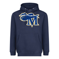 Navy montreat college cavaliers vectorized Heavyweight Hoodie - linhVisuals