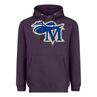 Plum montreat college cavaliers vectorized Heavyweight Hoodie - linhVisuals