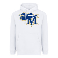 White montreat college cavaliers vectorized Heavyweight Hoodie - linhVisuals