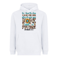 White for i know the plans i have for you plans to give you hope and a futur Heavyweight Hoodie - JahusDesignShop