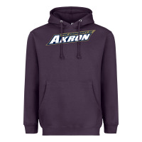Plum akron university Heavyweight Hoodie - linhVisuals