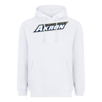 White akron university Heavyweight Hoodie - linhVisuals