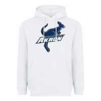 White university of akron Heavyweight Hoodie - linhVisuals