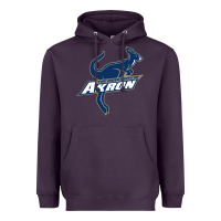 Plum university of akron Heavyweight Hoodie - linhVisuals