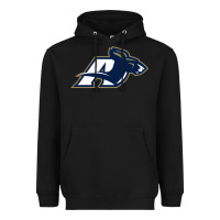 Black akron university zips Heavyweight Hoodie - linhVisuals