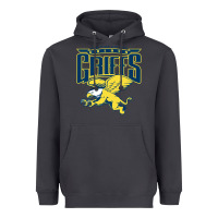 Smoke canisius golden griffins college Heavyweight Hoodie - linhVisuals