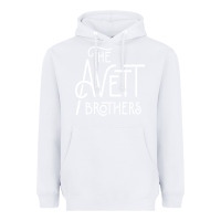 White the avett brothers Heavyweight Hoodie - linhVisuals
