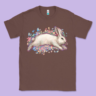 Easter Bunny Leopard Easter Day Classic Tee Designed By Howdyjamesfarm