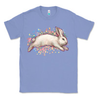 Colony Blue Easter Bunny leopard Easter Day Classic Tee - HowdyJamesFarm