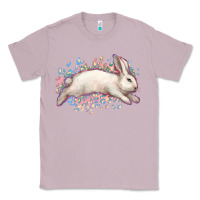 Lilac Easter Bunny leopard Easter Day Classic Tee - HowdyJamesFarm