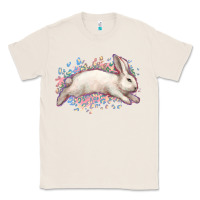 Natural Easter Bunny leopard Easter Day Classic Tee - HowdyJamesFarm