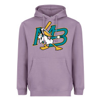 Lavender the myrtle beach pelicans baseball Heavyweight Hoodie - linhVisuals