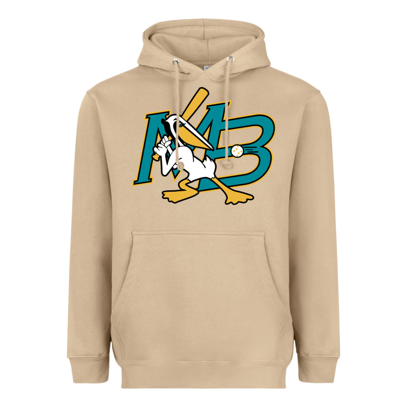The Myrtle Beach Pelicans Baseball Heavyweight Hoodie by linhVisuals | Teevron