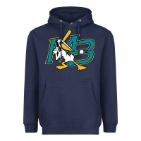 Navy the myrtle beach pelicans baseball Heavyweight Hoodie - linhVisuals