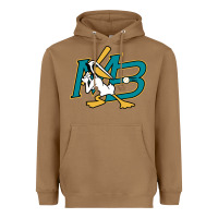 Toasted Coconut the myrtle beach pelicans baseball Heavyweight Hoodie - linhVisuals