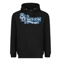 Black old dominion monarchs football Heavyweight Hoodie - linhVisuals