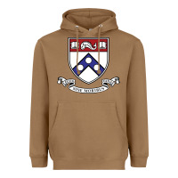 Toasted Coconut the pennsylvania quakers Heavyweight Hoodie - linhVisuals